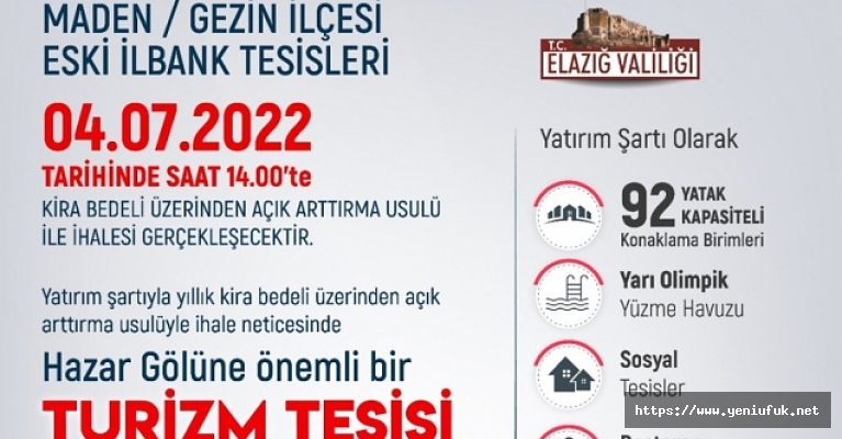 ESKİ İLBANK TESİSLERİ YATIRIM ŞARTIYLA İHALEYE ÇIKIYOR