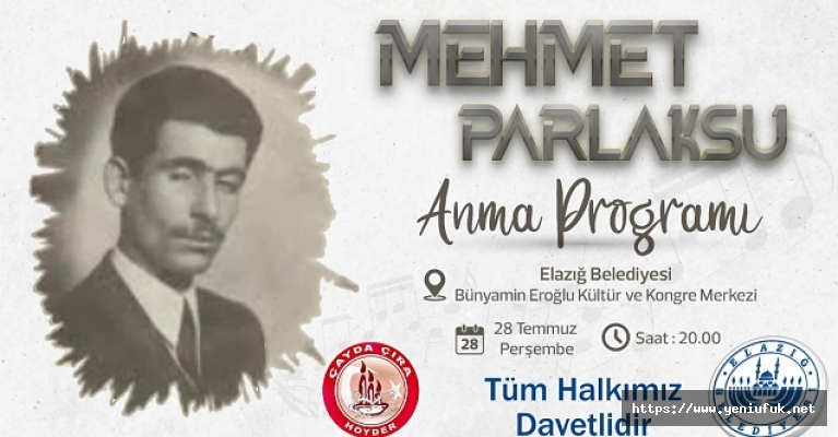 MAHALLİ MÜZİĞİNİN ÜSTATLARINDAN MEHMET PARLAKSU ANILDI