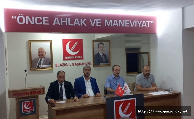 YENİDEN REFAH PARTİSİ'NDE İL DİVAN TOPLANTISI YAPILDI