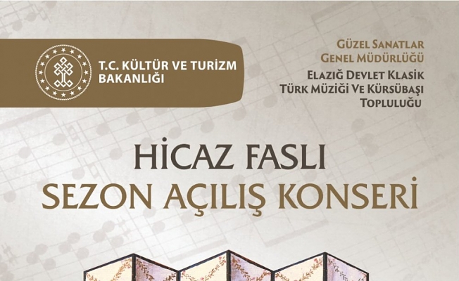 “HİCAZ FASLI” KONSER DÜZENLENECEK