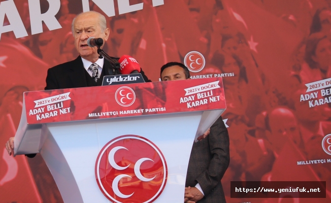 MHP GENEL BAŞKANI DEVLET BAHÇELİ'DEN SERT SÖZLER!