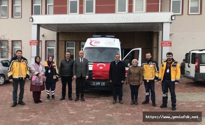 İl Sağlık Müdürlüğü'ne Yeni Ambulans Tahsis Edildi