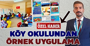 KÖY OKULUNDAN ÖRNEK UYGULAMA