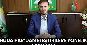 HÜDA PAR’dan Eleştirilere Cevap