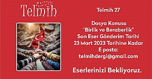 Telmih Dergisi “ Birlik Ve Beraberlik” Temasıyla Çıkacak